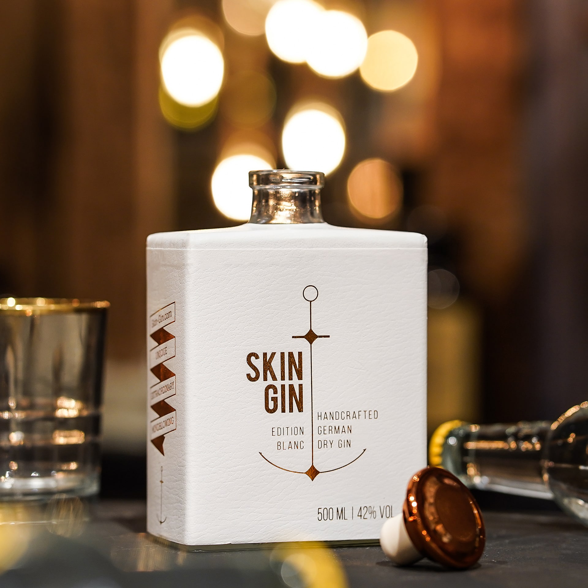 Skin Gin Original minzigfrischer Dry Gin Skin Gin